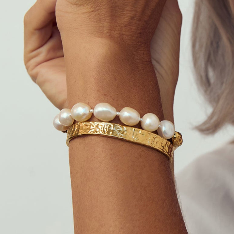 Olivia Gold Cuff Bracelet