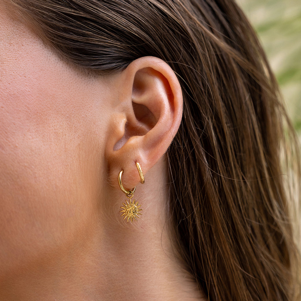 Luka Gold Huggie Earrings
