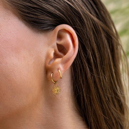 Luka Gold Huggie Earrings