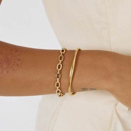Madison Gold Cuff Bracelet