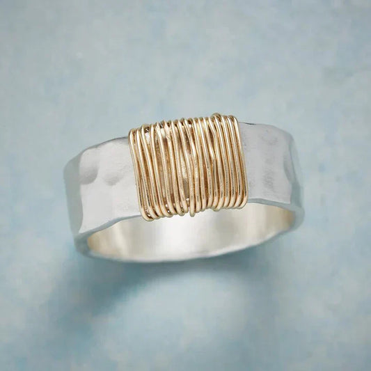 Kind - Vintage Gold Threads Ring